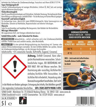 SONAX AntiFrost+KlarSicht bis -18 °C "Sweet Home"