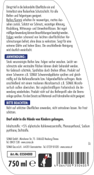 Preview: SONAX Xtreme Ceramic Reifen + Felgen Detailer