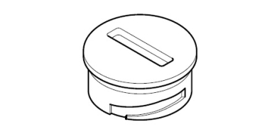 Webasto Batteriefachabdeckung - Deckel mit Rastung für T91