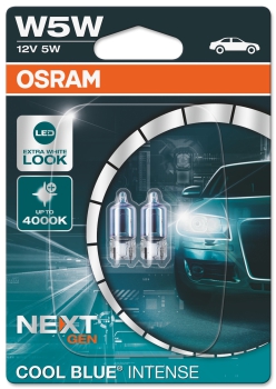 OSRAM W5W - Cool Blue INTENSE NextGeneration 4000K - 12V
