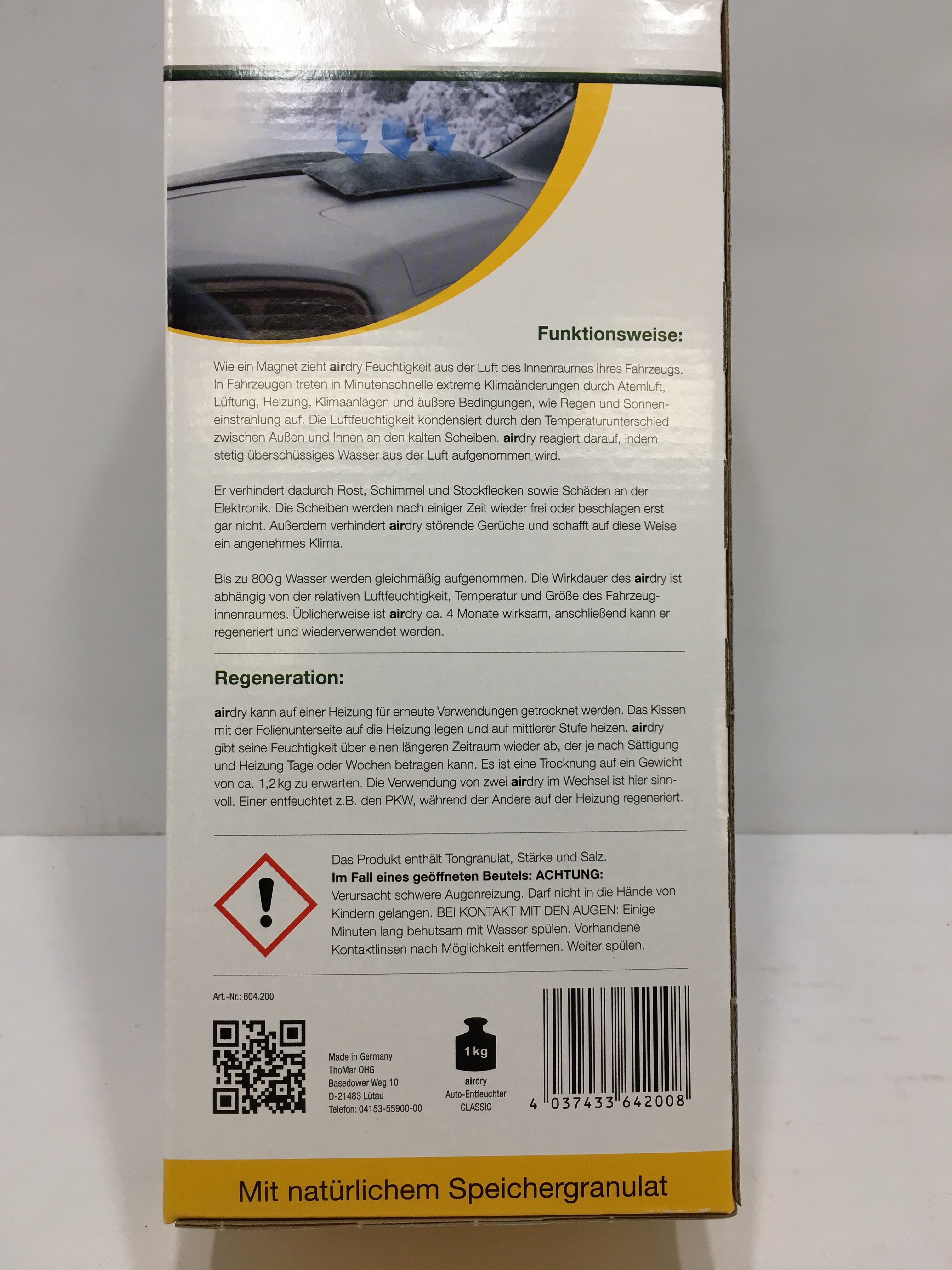ThoMar airdry Auto-Entfeuchter Luftentfeuchter - 1kg Beutel -   - Onlineshop