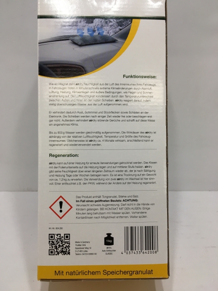 ThoMar airdry Auto-Entfeuchter - 1kg Beutel