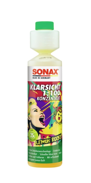 SONAX Klarsicht 1:100 Konzentrat "Lemon Rocks"