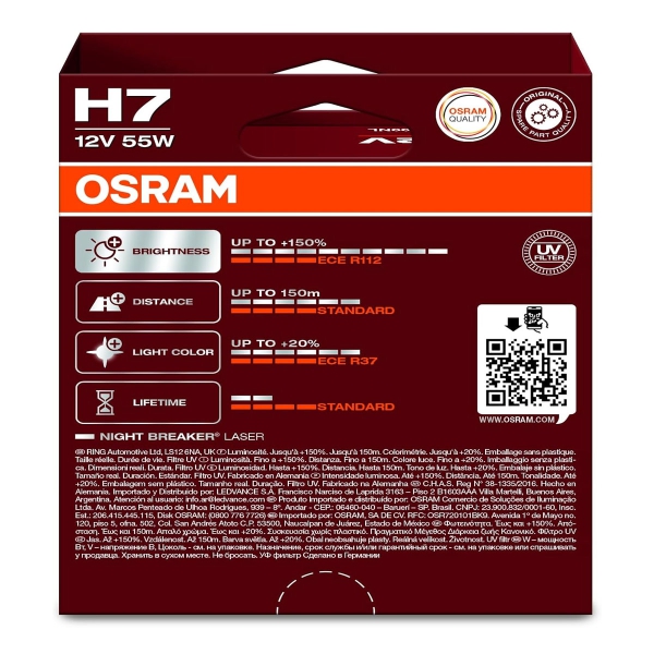 OSRAM H7 - NIGHT BREAKER Laser