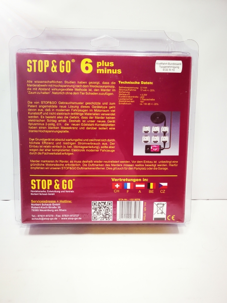 STOP&GO Typ 6 Plus-Minus Hochspannungs-/Ultraschallgerät