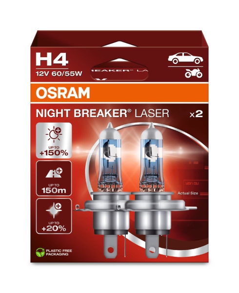 OSRAM H4 - NIGHT BREAKER Laser
