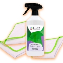 Liquid Elements Glas-Set inkl. Mikrofaser